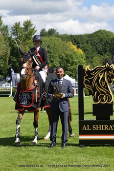 Hickstead-based Georgia Tame had a home victory on Saturday at the Al Shira’aa Hickstead Derby Meeting.